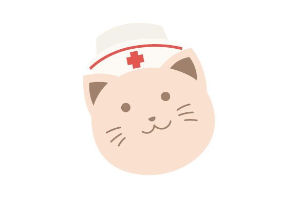 Cat with Nurse Hat: Crafts and Cats for Branding