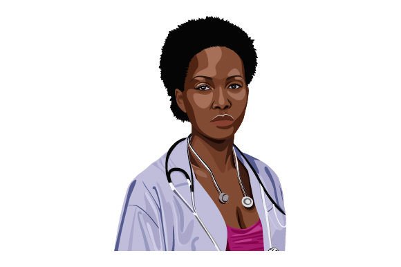 Crafts & Medical: African American Woman Tumbler Wrap