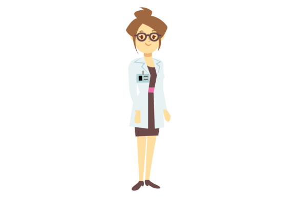 Female Scientist Graphics: Premium Illustrations for Brands