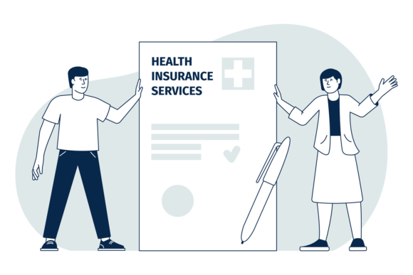 Health Insurance Service Agreement. Medi: Graphics & Illustrations