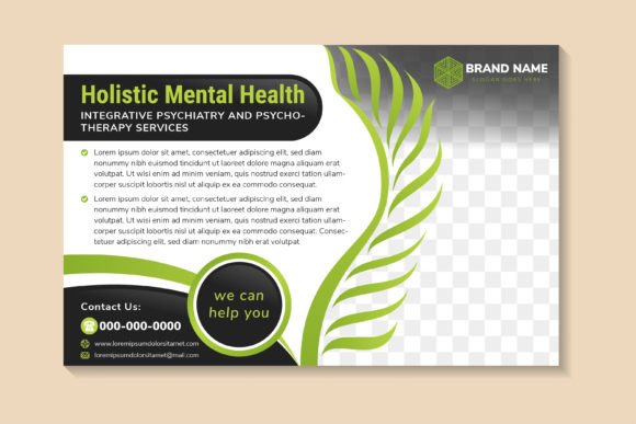 Holistic Mental Flyer: Graphics & Print Templates