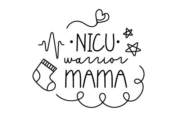 NICU Warrior Mama - Boho: Crafts for Medical Branding