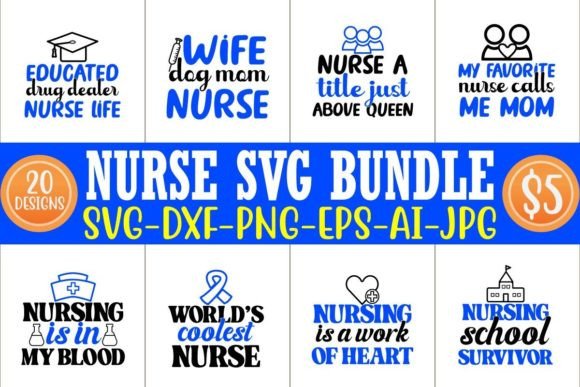 Nurse SVG Bundle Vol.7: Essential Bundles for Sellers