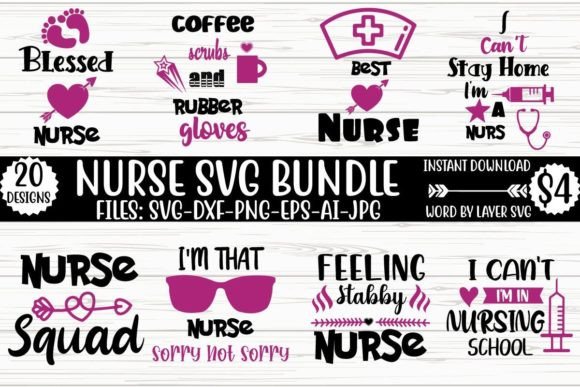 Nurse SVG Bundle Vol.9: Essential Bundles for Crafters