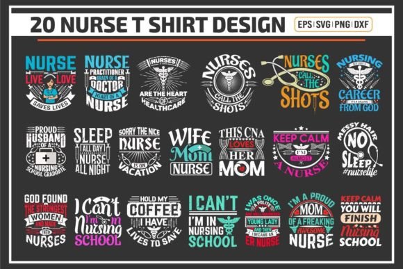 Nurse Typographic Quotes Design Bundle Review