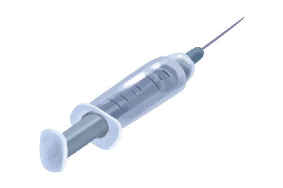 Syringe Watercolor: Medical Crafts Asset Review